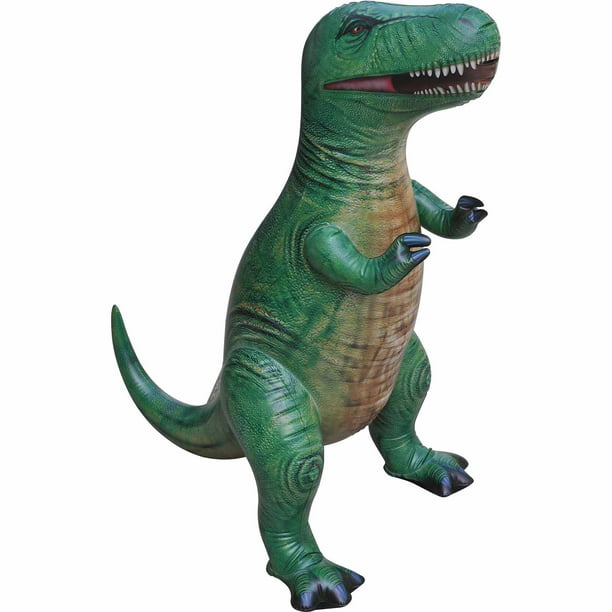 2 x Large Inflatable Blow Up 90CM T-Rex Dinosaur Toy Dino Party Decor Kids UK